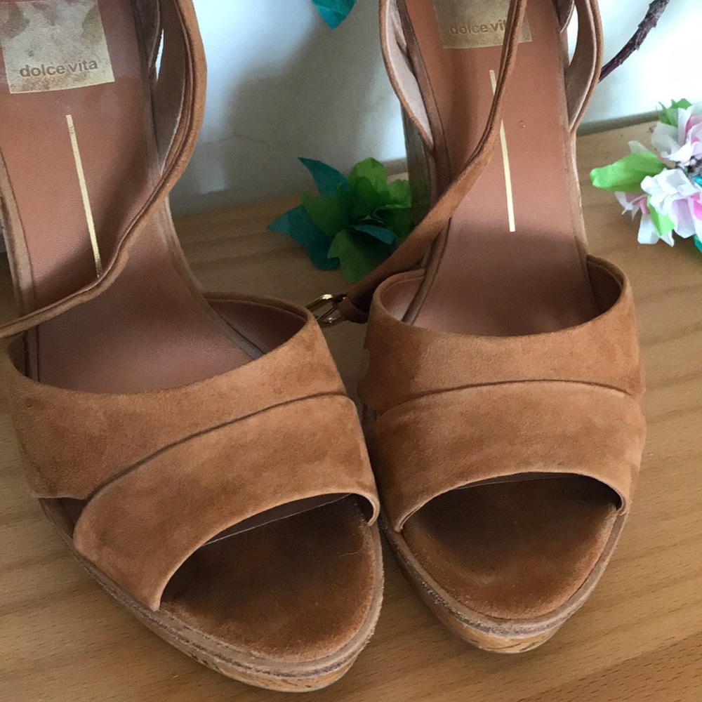 Dolce Vita suede platform sandals